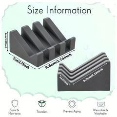 Silicone Soap Dish Self Draining Waterfall Bar Soap Holder