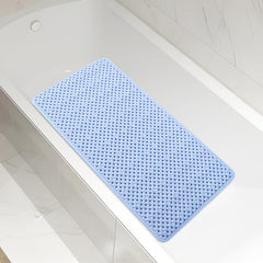 1pc Non-slip Bathtub Mat Woven Style Bath Rug