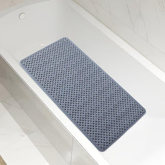 1pc Non-slip Bathtub Mat Woven Style Bath Rug