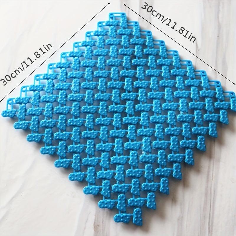 Non-Slip Shower Stall Mats Set 4, 6, 9pcs