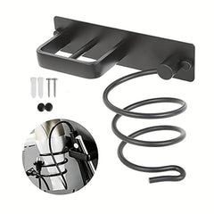 Wall Mounted Hair Dryer and Curling Iron Storage Rack