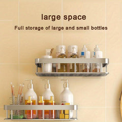 Wall Mounted Bathroom Storage Rack Shower Caddy Shelf