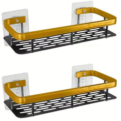 Wall Mounted Bathroom Storage Rack Shower Caddy Shelf