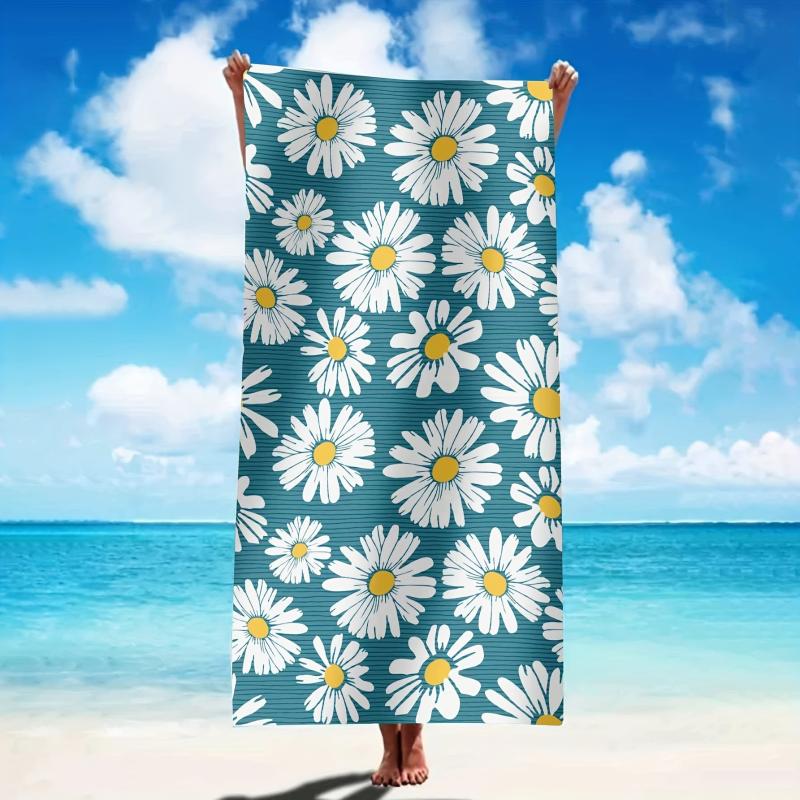 Floral Quick Dry Microfiber Beach Towel for Women