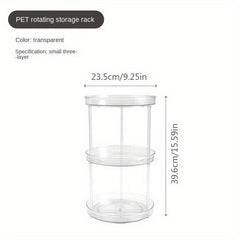 1pc Rotating Storage Rack for Cosmetics & Skin Care Products