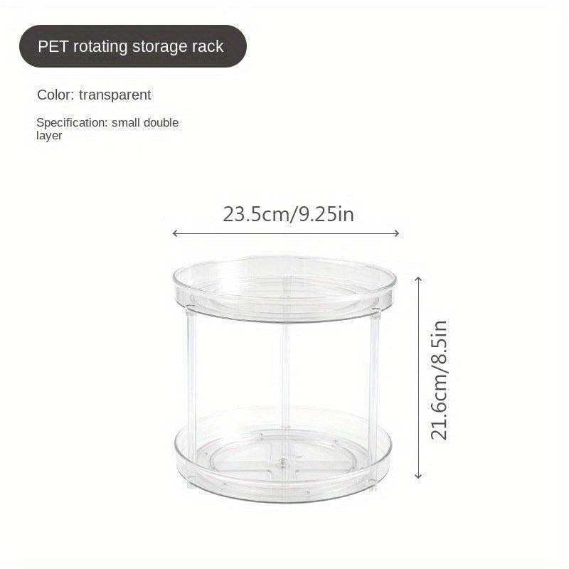1pc Rotating Storage Rack for Cosmetics & Skin Care Products