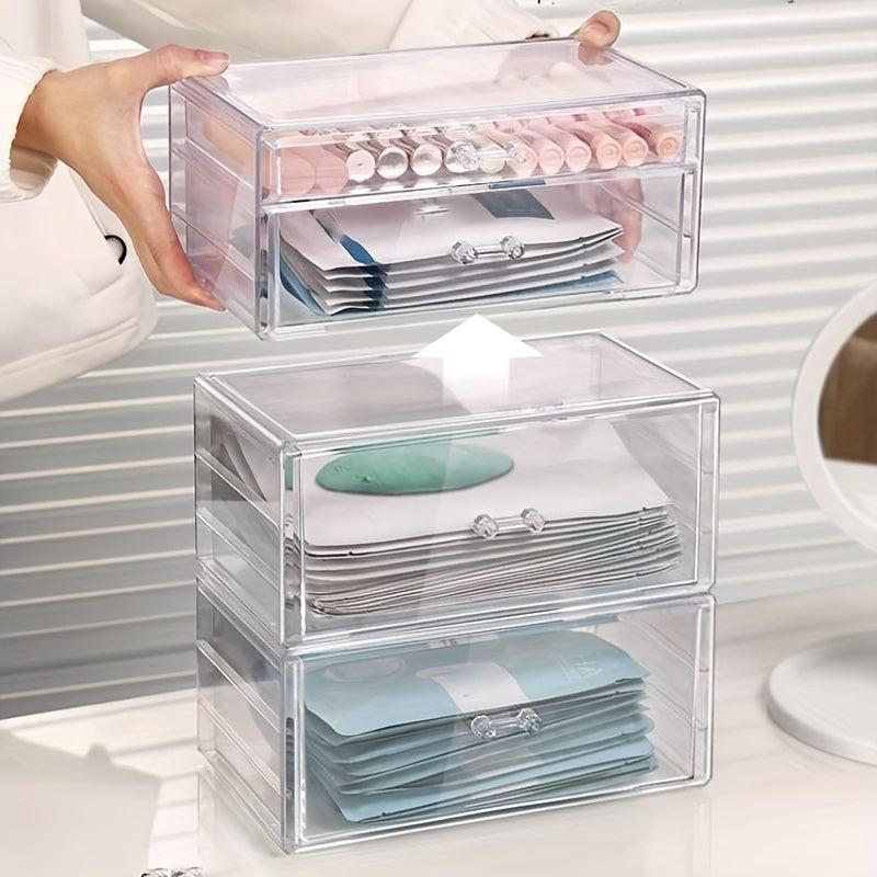 Acrylic Cosmetic Storage Box - Organize Lipstick, Skin Care, Makeup