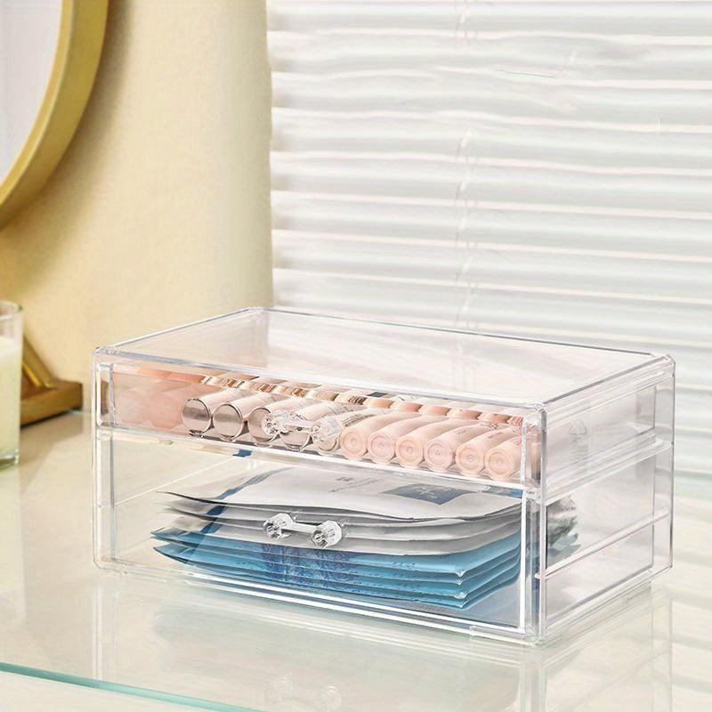 Acrylic Cosmetic Storage Box - Organize Lipstick, Skin Care, Makeup