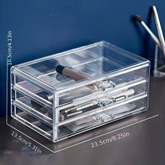 Acrylic Cosmetic Storage Box - Organize Lipstick, Skin Care, Makeup