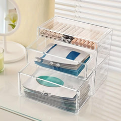 Acrylic Cosmetic Storage Box - Organize Lipstick, Skin Care, Makeup