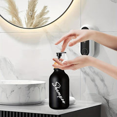 3pcs Refillable Soap Dispenser Lotion Bottles Modern Bathroom Decor