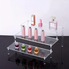 Transparent Jewelry and Cosmetic Display Rack for Doll Clay Figurines