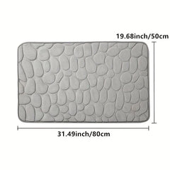 Soft Memory Foam Bath Mat with Non Slip Grip