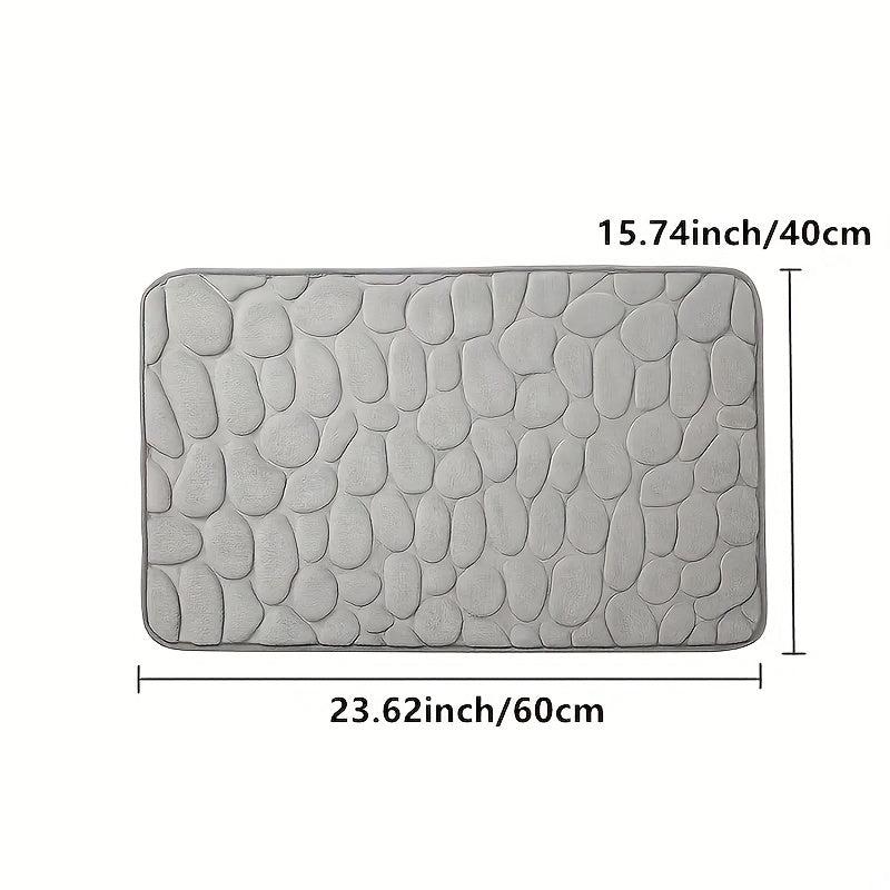 Soft Memory Foam Bath Mat with Non Slip Grip