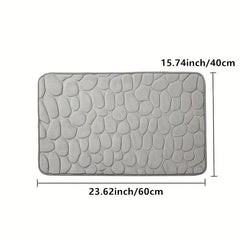 Soft Memory Foam Bath Mat with Non Slip Grip