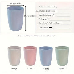 Minimalist Plastic Toothbrush Cup Eco Friendly Bathroom Tumbler