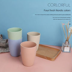 Minimalist Plastic Toothbrush Cup Eco Friendly Bathroom Tumbler