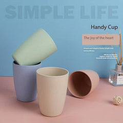 Minimalist Plastic Toothbrush Cup Eco Friendly Bathroom Tumbler