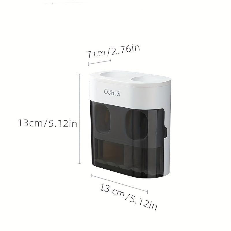 Automatic Toothbrush & Toothpaste Dispenser + Wall Mounted Holder