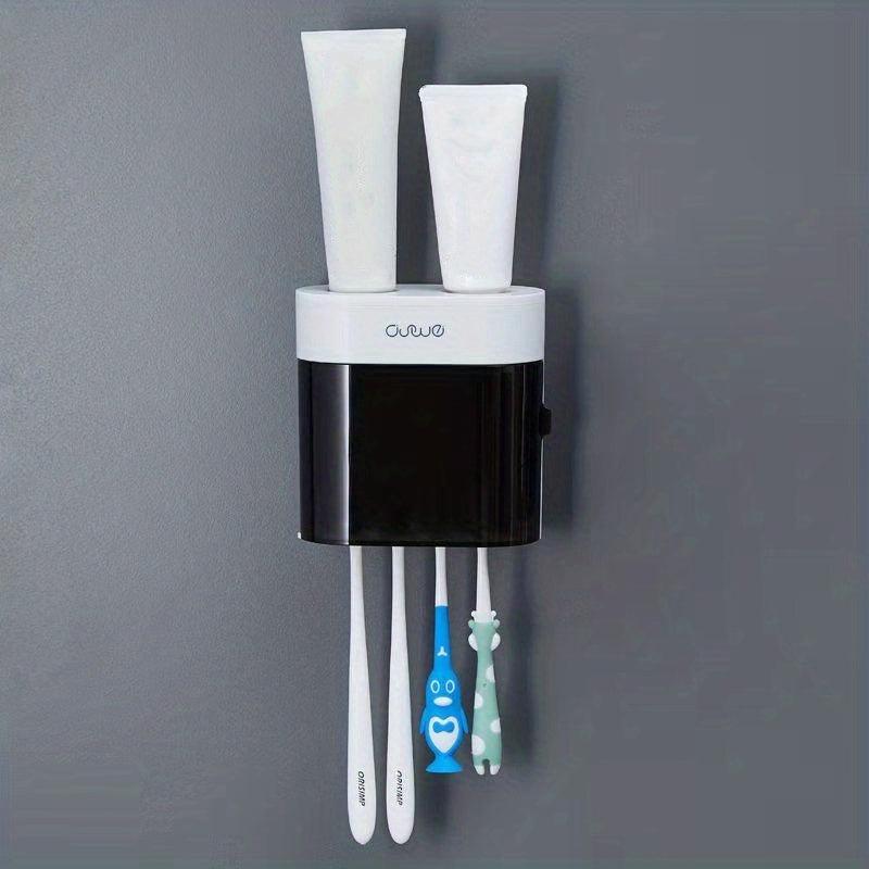 Automatic Toothbrush & Toothpaste Dispenser + Wall Mounted Holder
