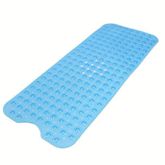 Non-Slip PVC Floor Mat for Bathtub, Big Bubble Bottom, Suction Cup