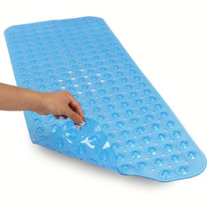Non-Slip PVC Floor Mat for Bathtub, Big Bubble Bottom, Suction Cup