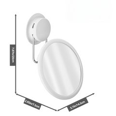 High Def Rotating Vanity Mirror Wall Mounted Round Makeup Mirror