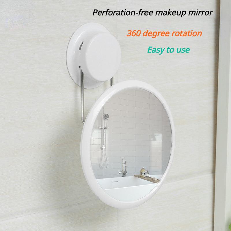 High Def Rotating Vanity Mirror Wall Mounted Round Makeup Mirror