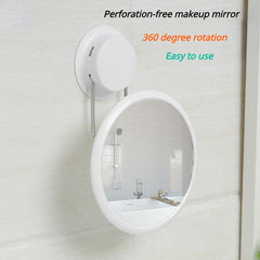 High Def Rotating Vanity Mirror Wall Mounted Round Makeup Mirror
