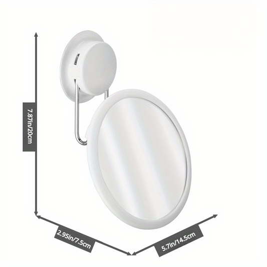 High Def Rotating Vanity Mirror Wall Mounted Round Makeup Mirror