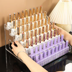 Manicure Tools Nail Polish Display Rack Storage Box Organizer