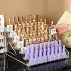 Manicure Tools Nail Polish Display Rack Storage Box Organizer