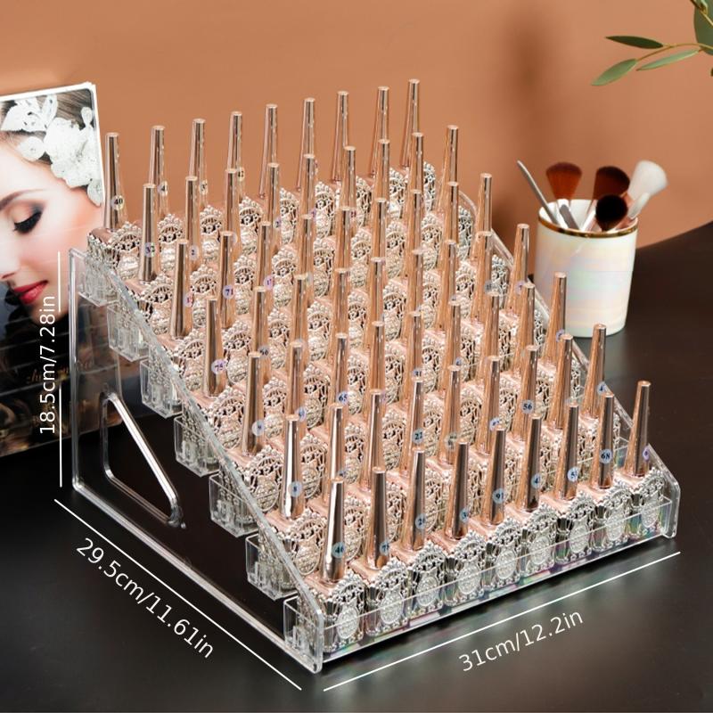 Manicure Tools Nail Polish Display Rack Storage Box Organizer