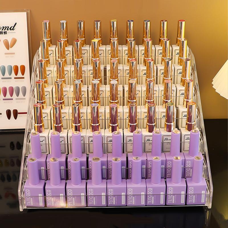 Manicure Tools Nail Polish Display Rack Storage Box Organizer