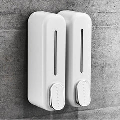 Wall Mounted Soap Dispenser Double Head Lotion Container