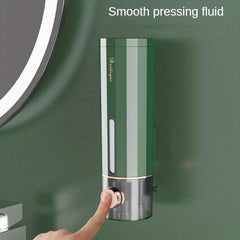 Wall Mounted Manual Soap Dispenser Punch Bathroom Shower Gel Shampoo Dispenser