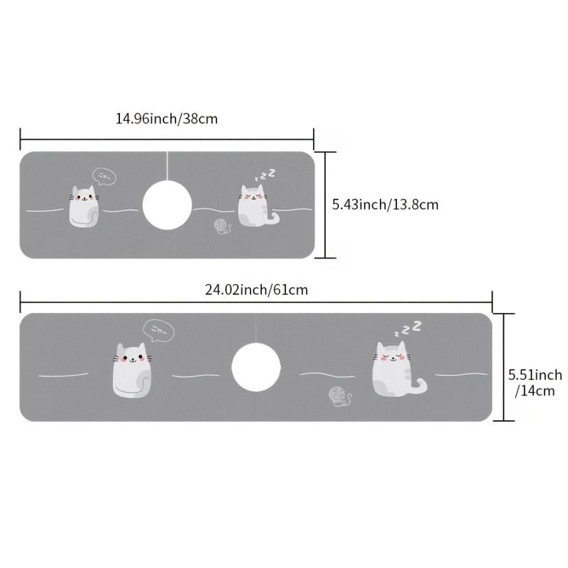 Cat Faucet Pad for Bathroom Safety and Comfort
