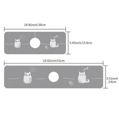 Cat Faucet Pad for Bathroom Safety and Comfort