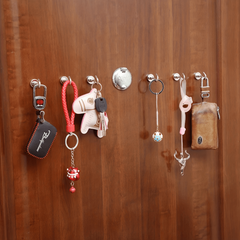 5pcs Magnetic Hooks with Strong Hold for Hanging, Nail-Free Design