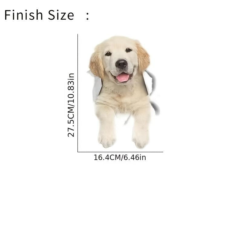 Puppy Toilet Sticker Home Decor Bathroom Decor