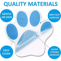 5pcs Non Slip Bathtub Stickers Adhesive Decal Anti slip Appliques