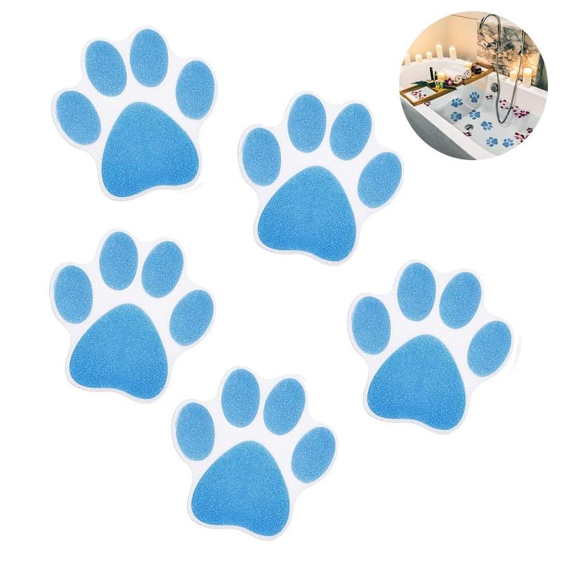5pcs Non Slip Bathtub Stickers Adhesive Decal Anti slip Appliques