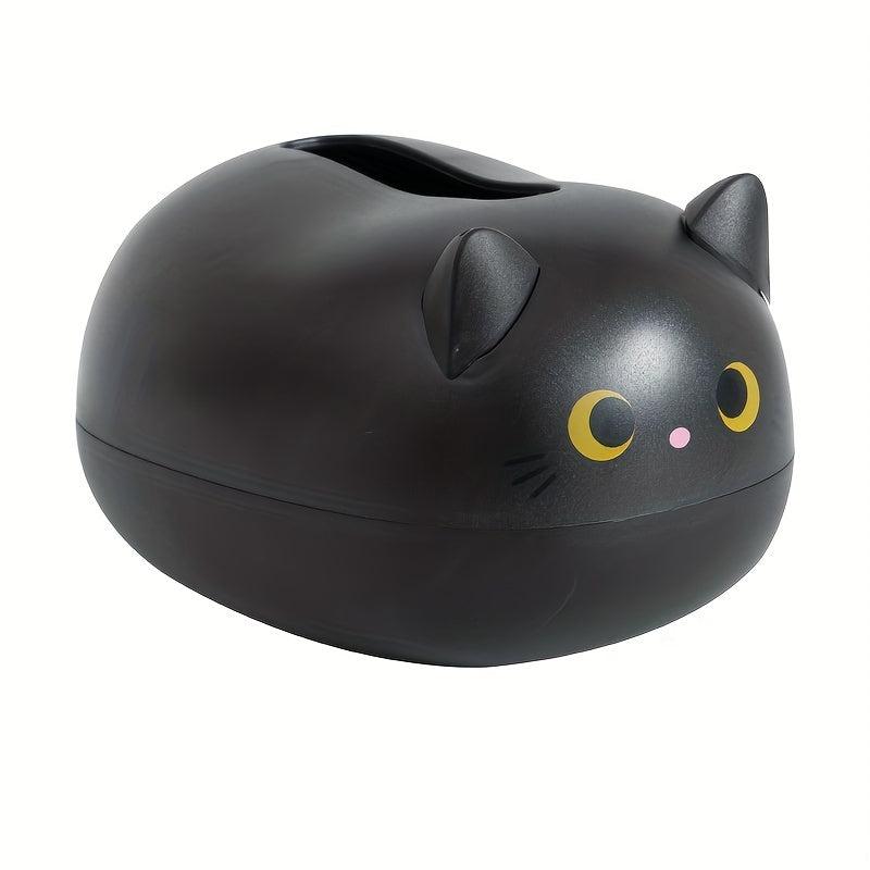 Cat Shaped Tissue Box Multifunctional Storage Case