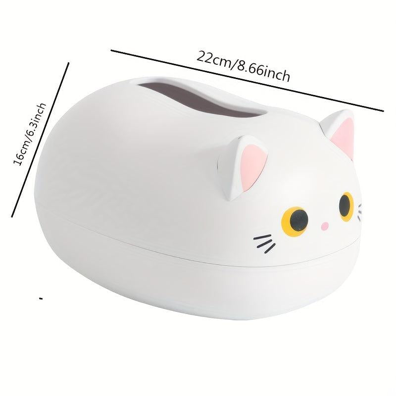 Cat Shaped Tissue Box Multifunctional Storage Case