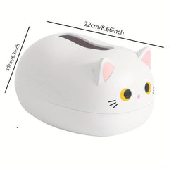 Cat Shaped Tissue Box Multifunctional Storage Case