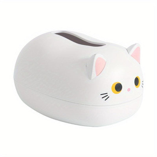 Cat Shaped Tissue Box Multifunctional Storage Case