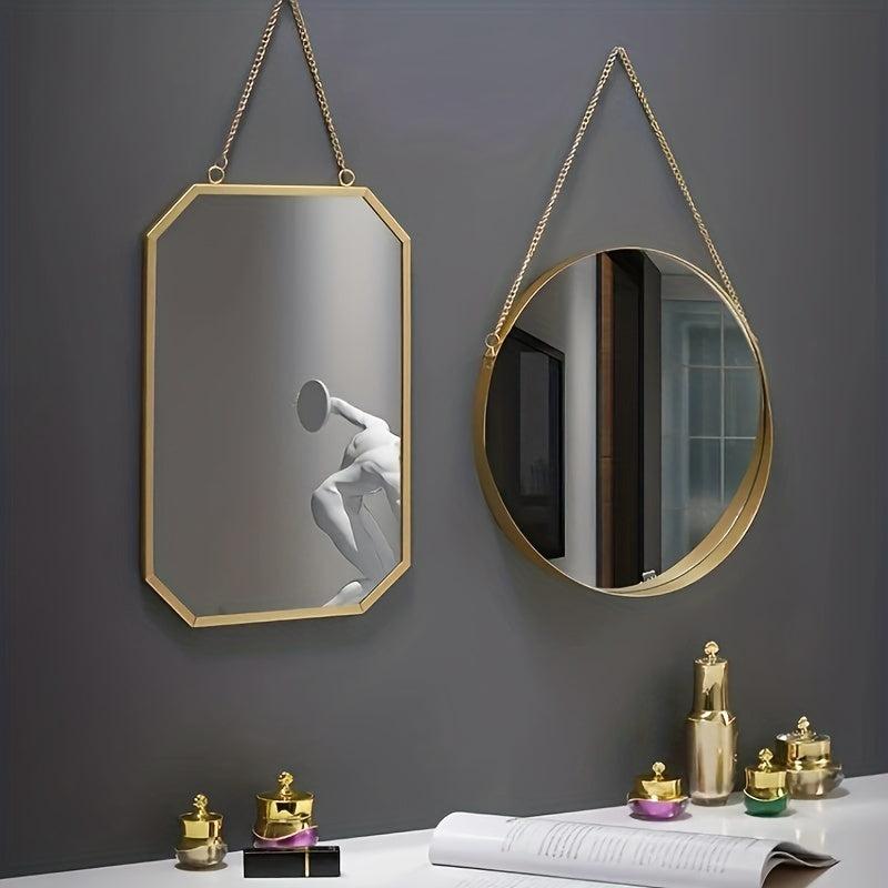 Punch Wall Mounted Dressing Mirror Bathroom Makeup Mirror Square