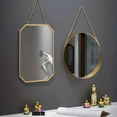 Punch Wall Mounted Dressing Mirror Bathroom Makeup Mirror Square