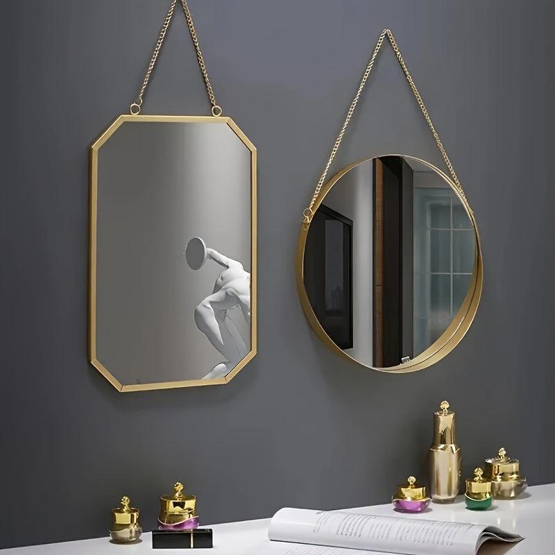 Punch Wall Mounted Dressing Mirror Bathroom Makeup Mirror Square