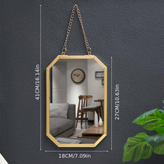 Punch Wall Mounted Dressing Mirror Bathroom Makeup Mirror Square
